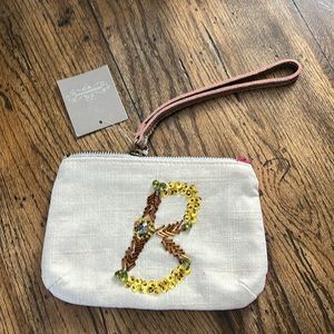 Anthropologie Miss Albright monogram bag